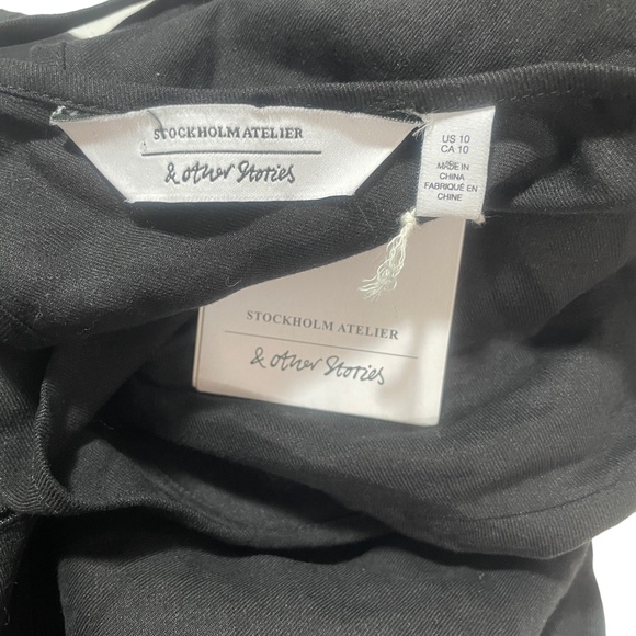 Stockholm Atelier Medium New w/ tags Black Sleeveless‎ Dress NWT - Picture 2 of 8